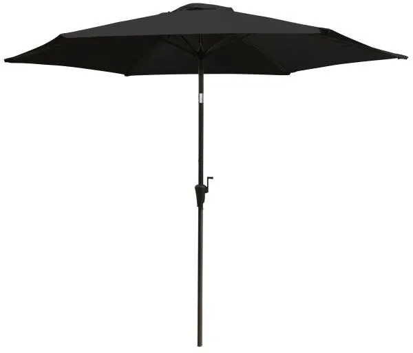 Parasol med vip sort 3m